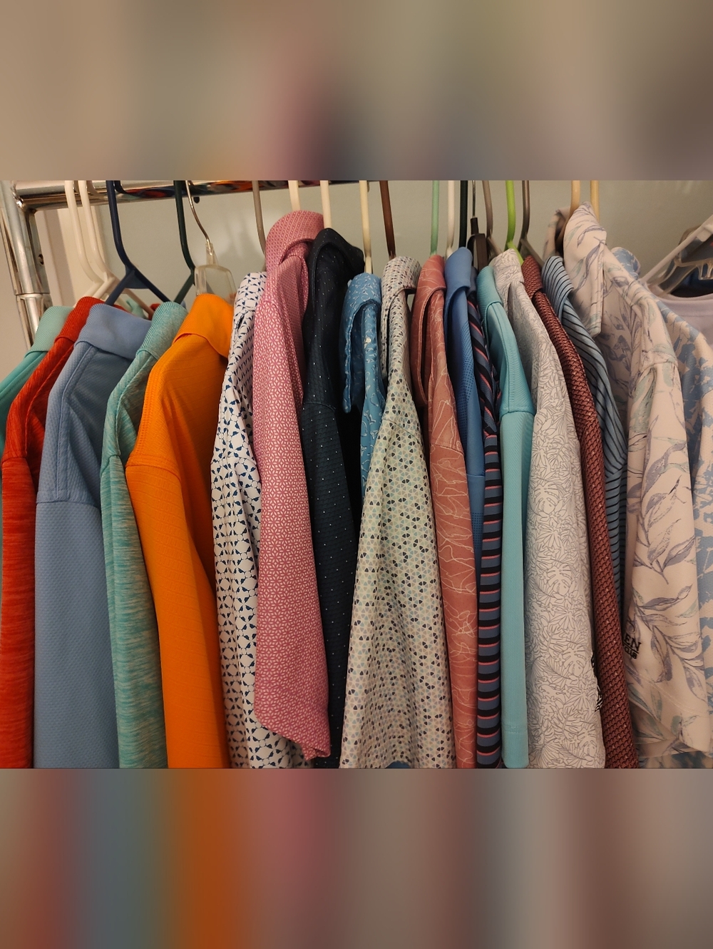 Men's Golf Shirts (19)all size M- they are from Aberdeen Golf & Country Club